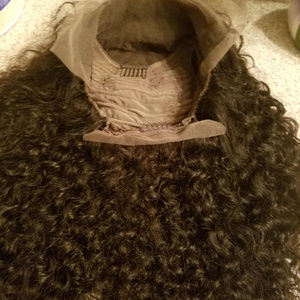 RAW CAMBODIAN CURLY LACEFRONT WIG